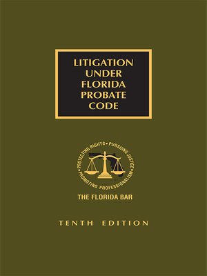 cover image of Litigation under Florida Probate Code